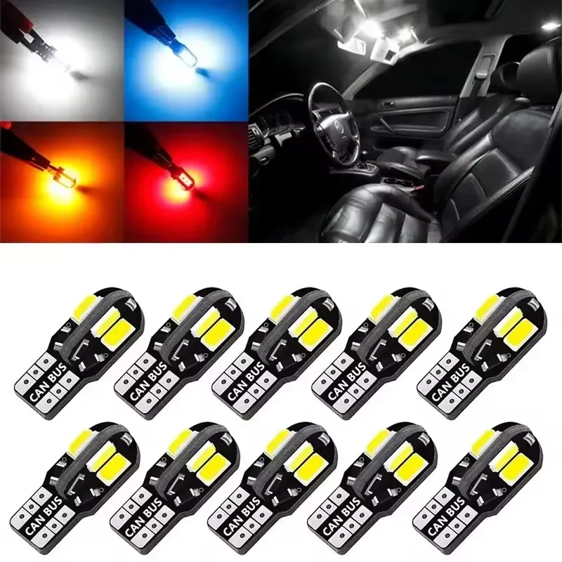 Interior Photography Lighting - 10/20PCS W5W T10 LED Bulbs Canbus