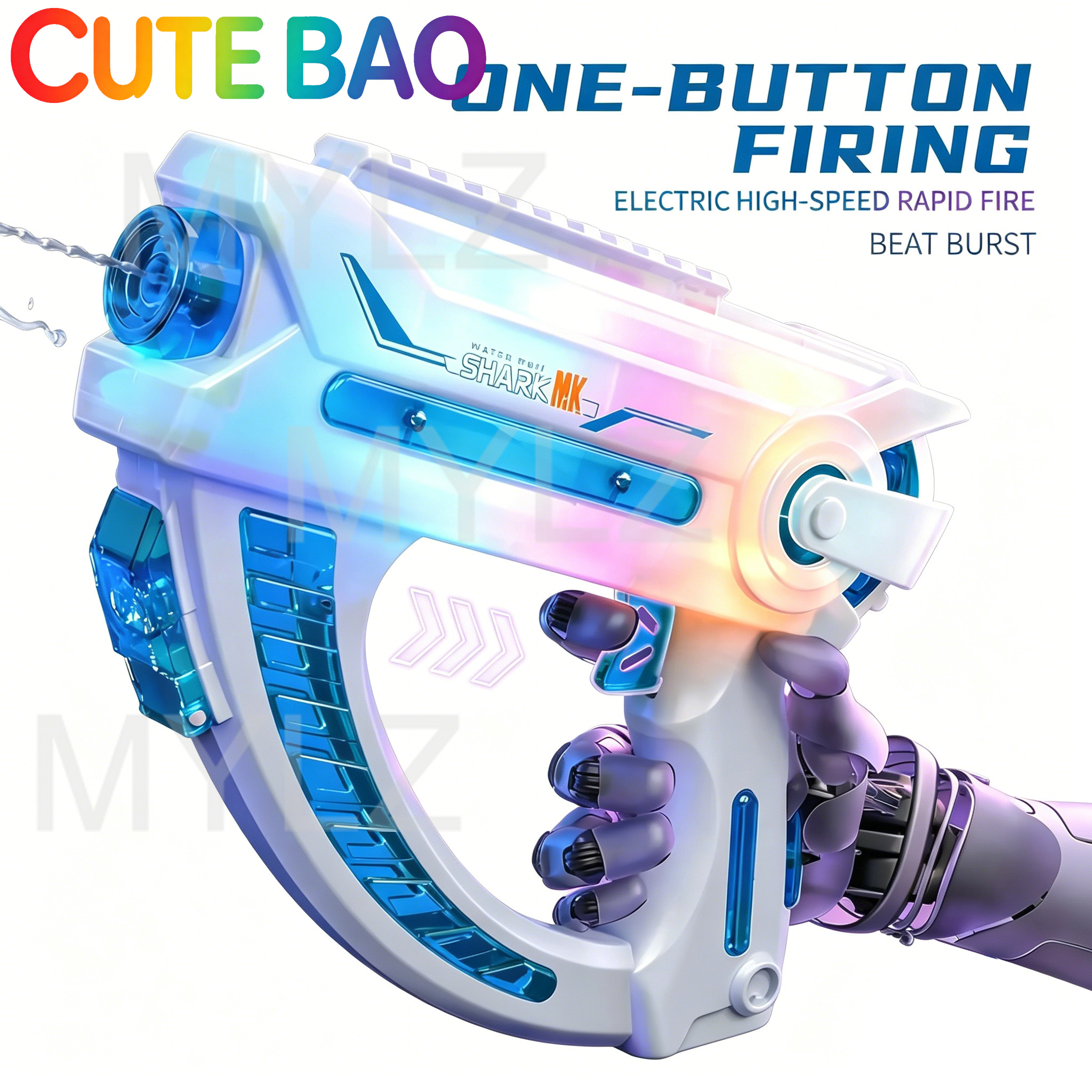 Electric Water Gun Colorful Li - Photography Lighting Color avis et prix