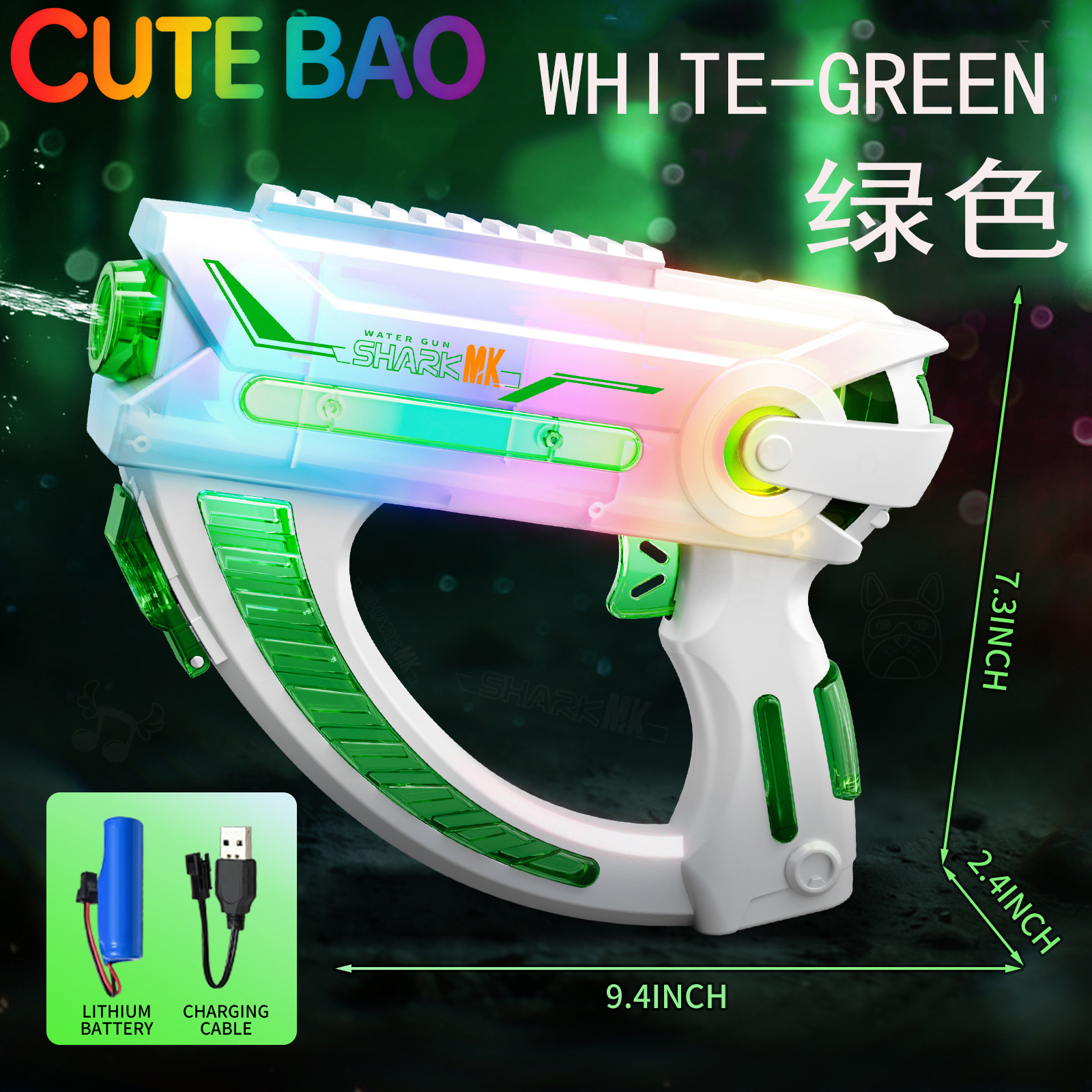 Electric Water Gun Colorful Li - Photography Lighting Color avis et prix