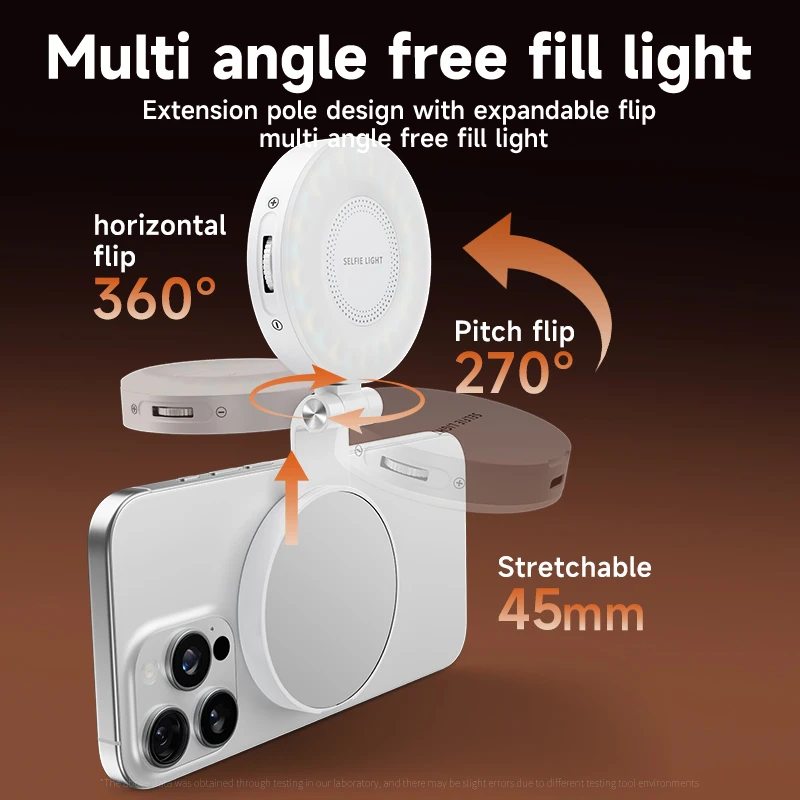 LED Selfie Fill Light for Mags - Photography Lighting Professional avis et prix