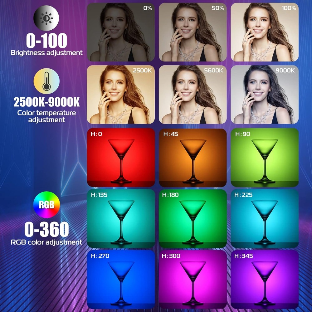 Handheld RGB LED Video Light S - Photography Lighting Brands avis et prix