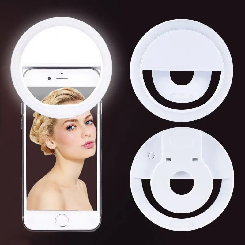 USB Rechargeable LED Selfie Ri - Photography Lighting Professional avis et prix