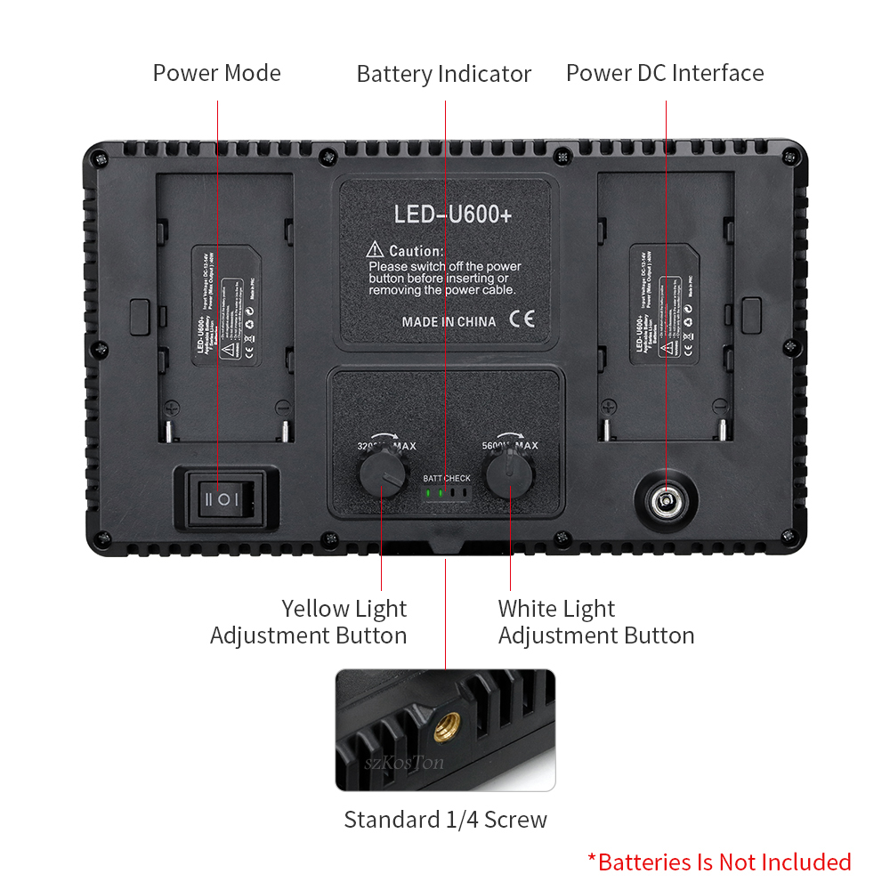 U800 LED Photo Studio Light fo - Photography Lighting Uk avis et prix