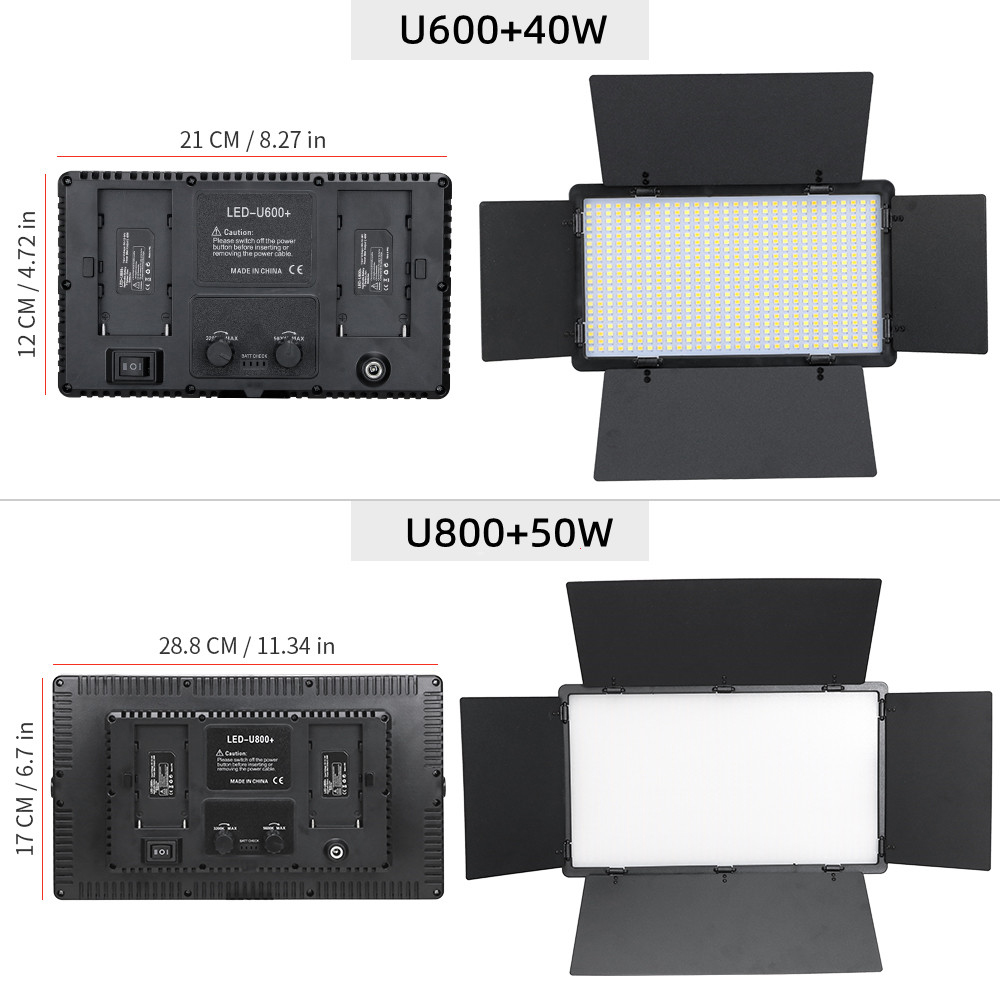 U800 600 LED Video Panel Light - Photography Lighting Uk avis et prix
