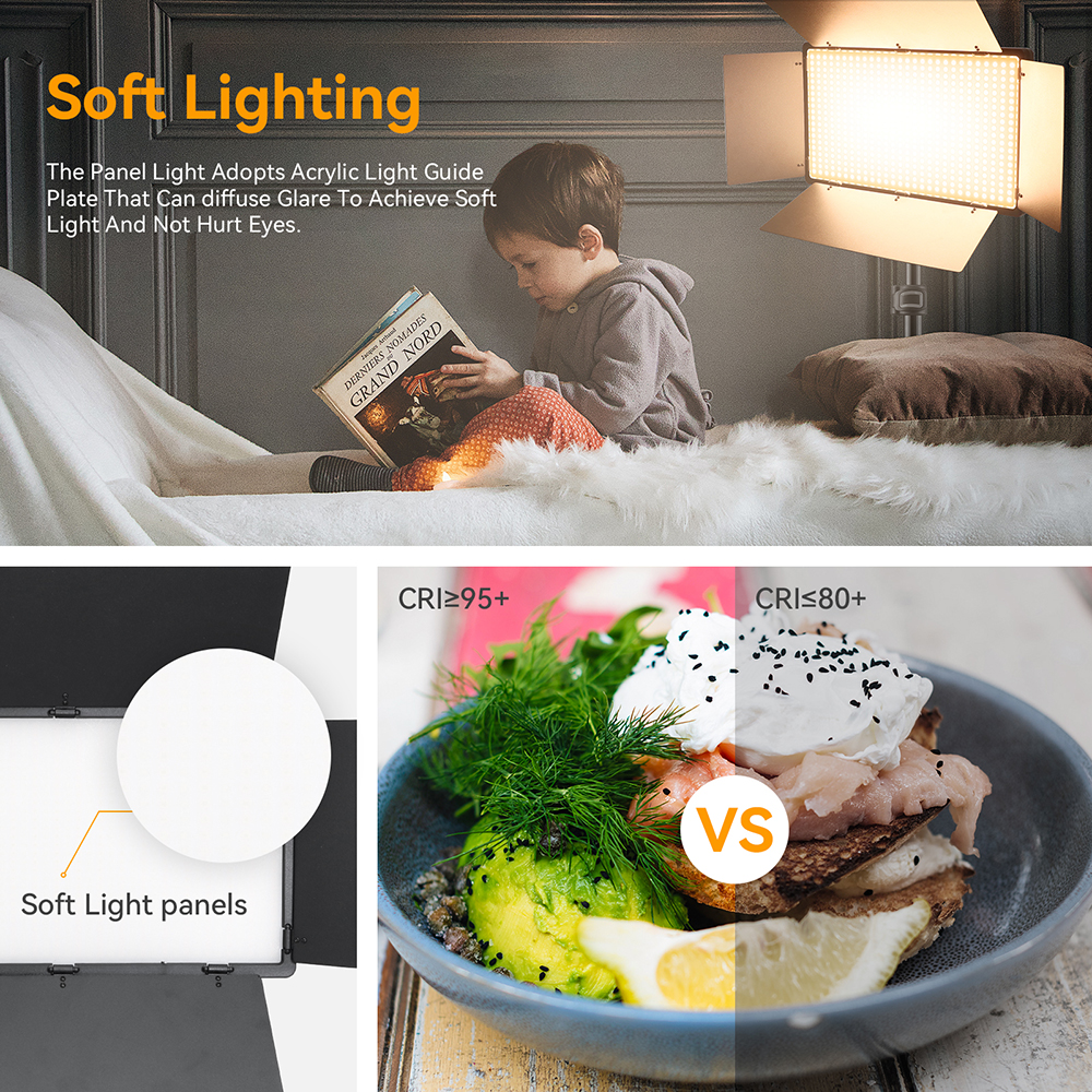 U800 600 LED Video Panel Light - Photography Lighting Uk avis et prix