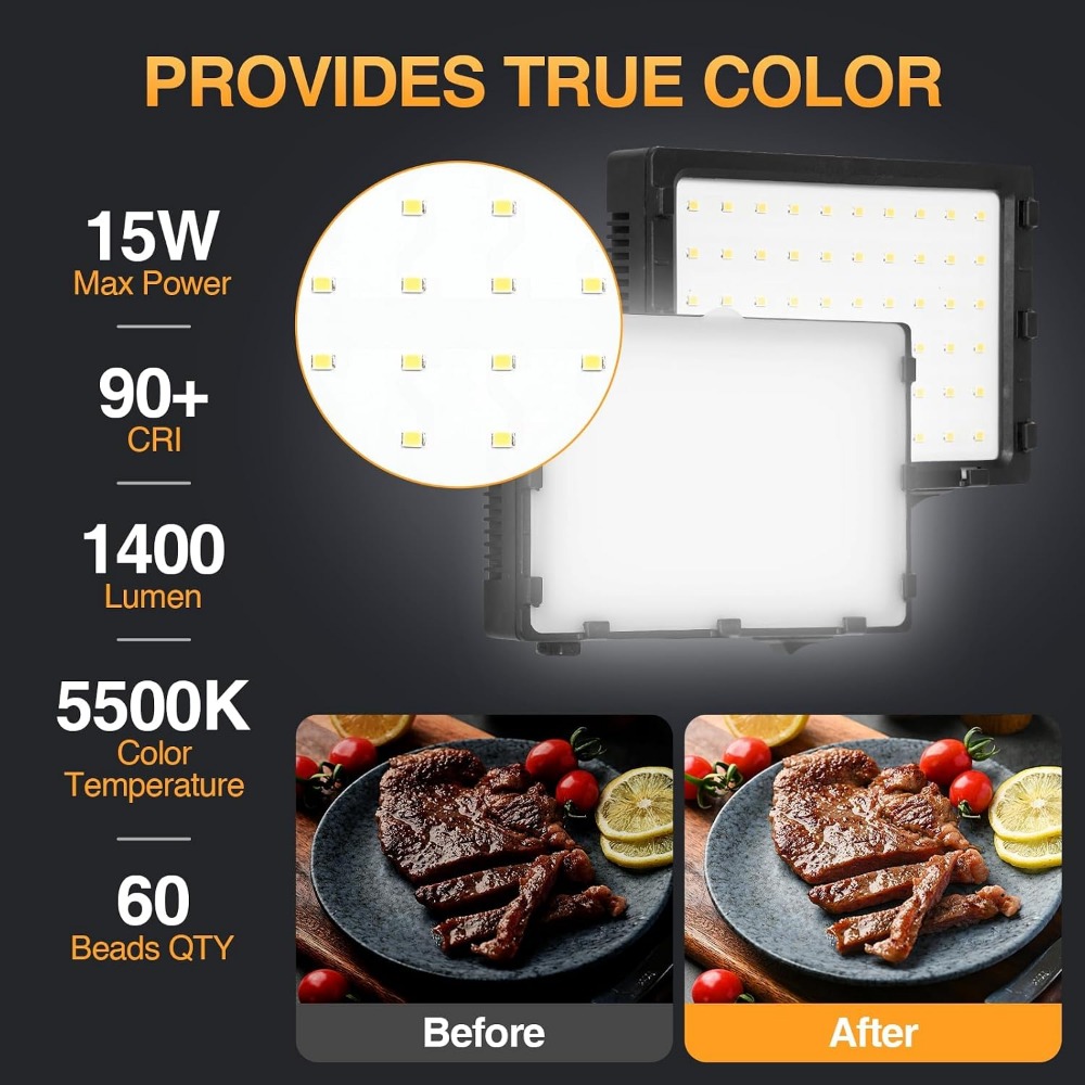 60 LED Portable Photography Li - Photography Lighting Brands avis et prix