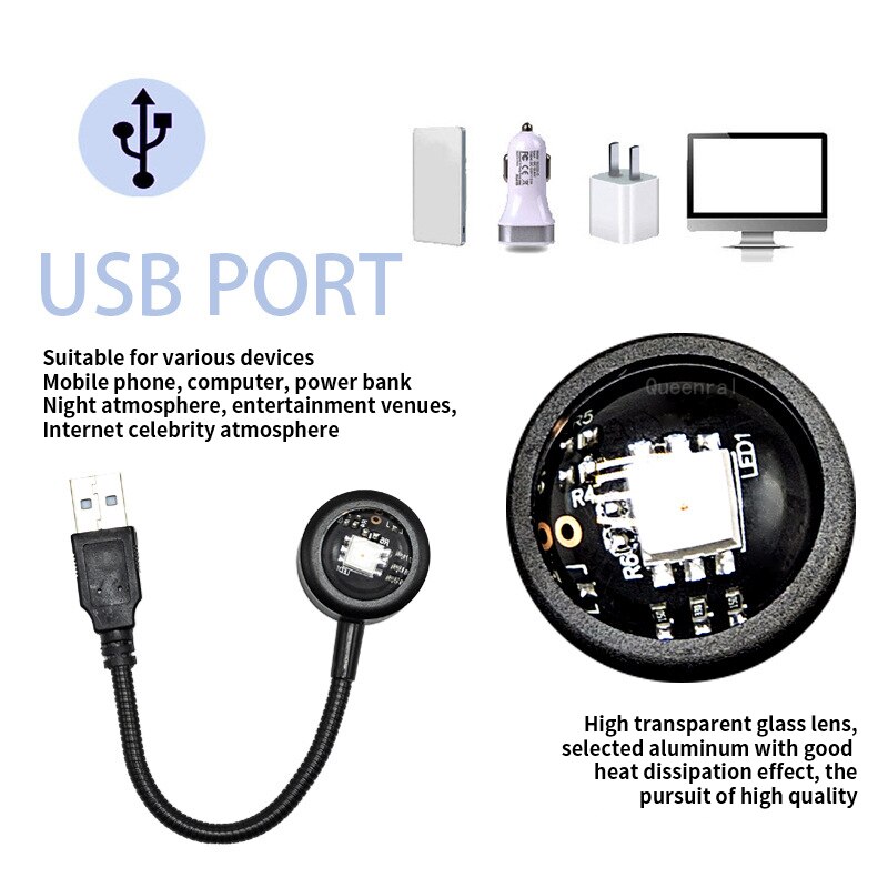 USB Charging LED Sunset Light  - Photography Lighting Color avis et prix