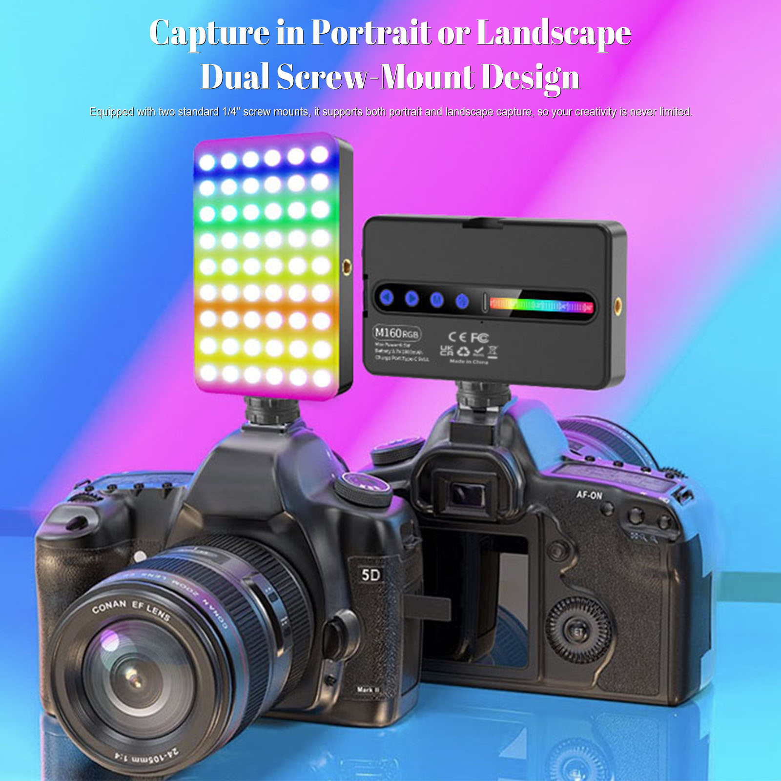 6.5W RGB LED Video Light 2700K - Photography Lighting Type avis et prix