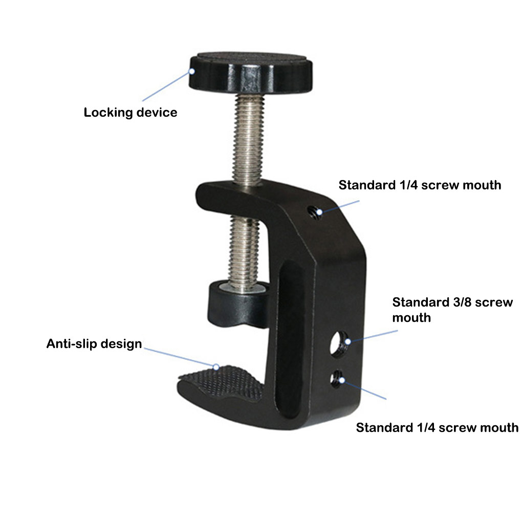 C- Shaped Clamp Aluminum Alloy - Photography Lighting Type avis et prix