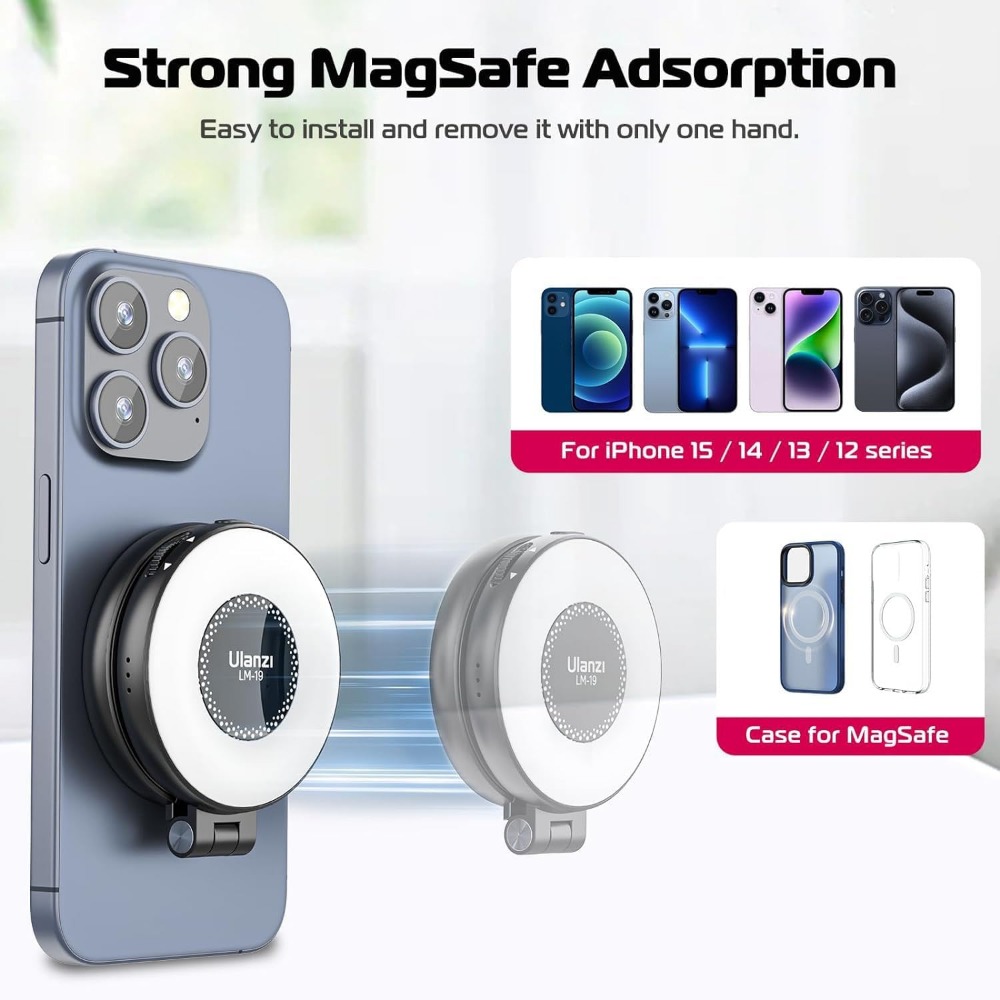 Magnetic LED Selfie Light, Pho - Photography Lighting Brands avis et prix