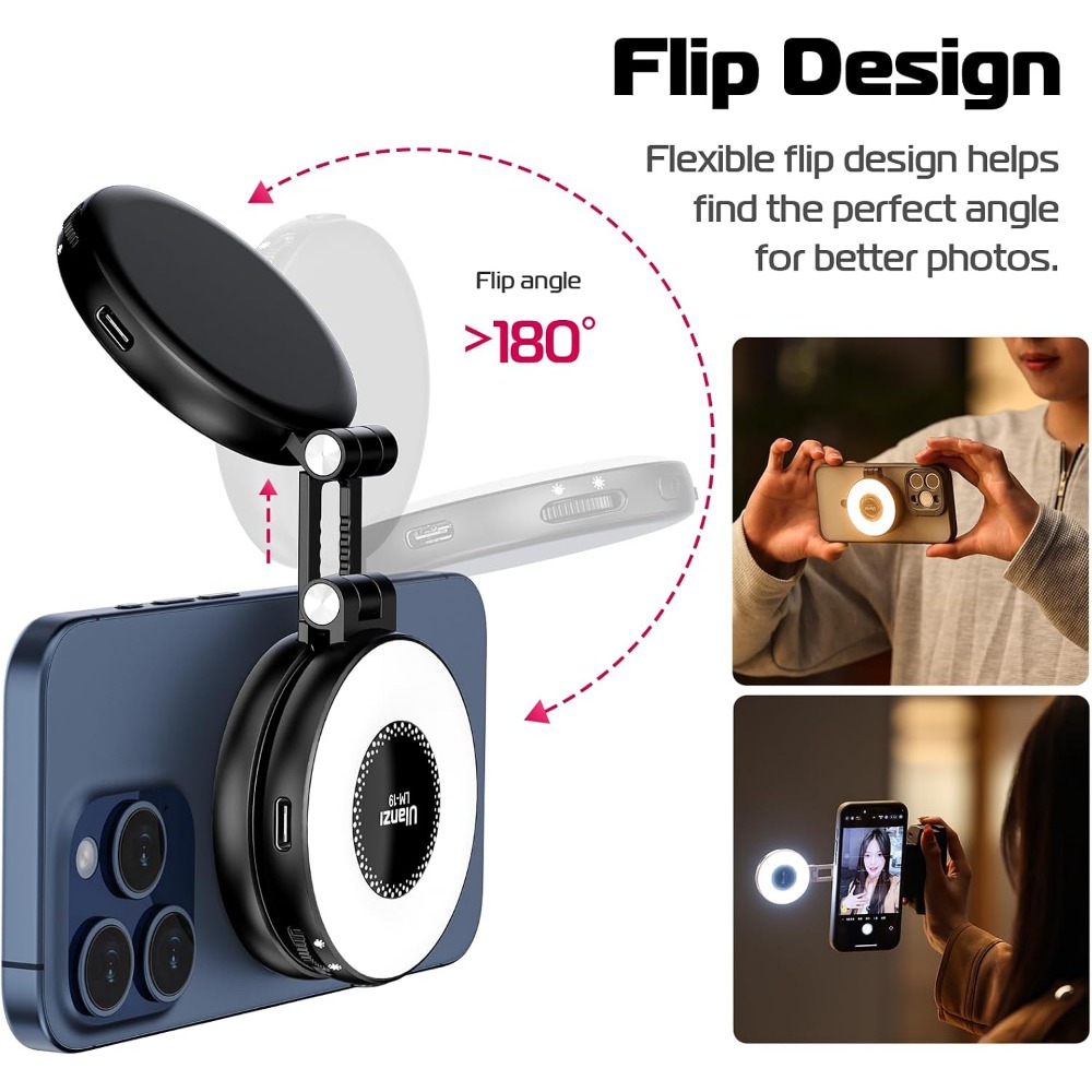 Magnetic LED Selfie Light, Pho - Photography Lighting Brands avis et prix
