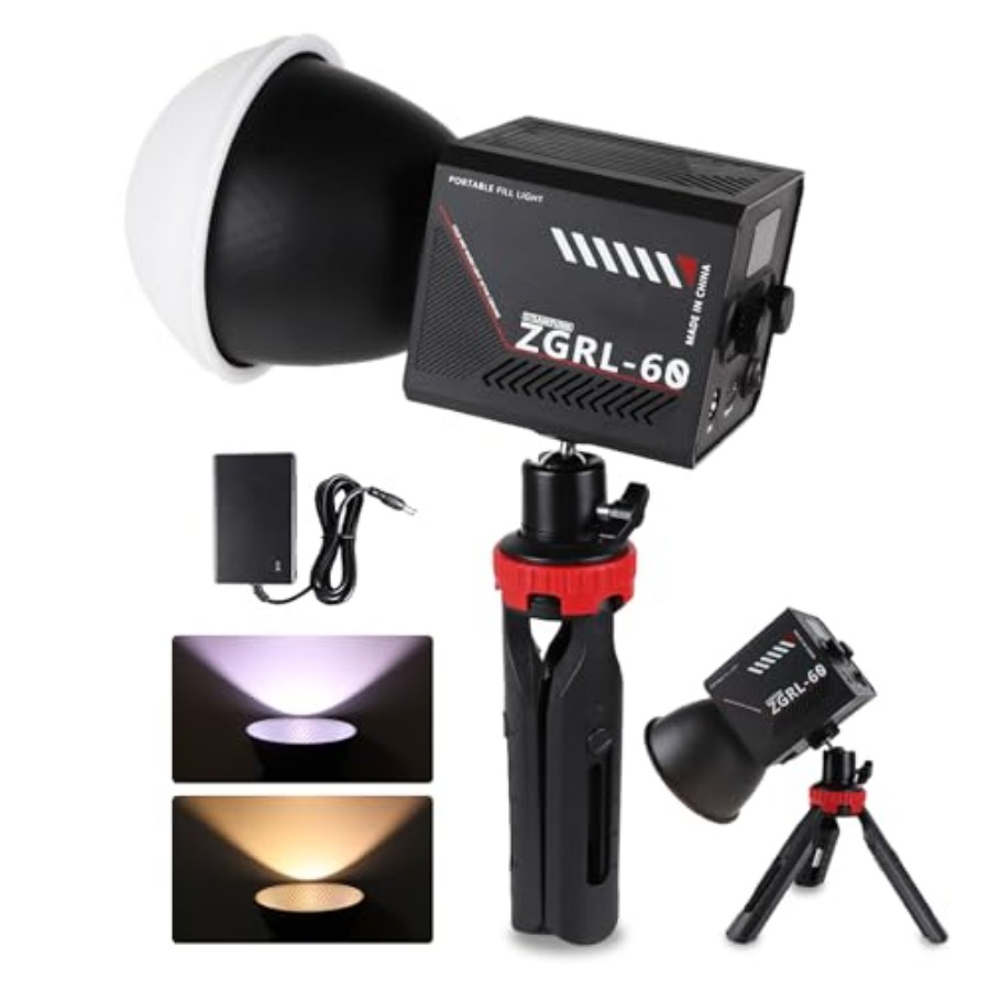 60W COB LED Video Light Handhe - Photography Lighting Color avis et prix