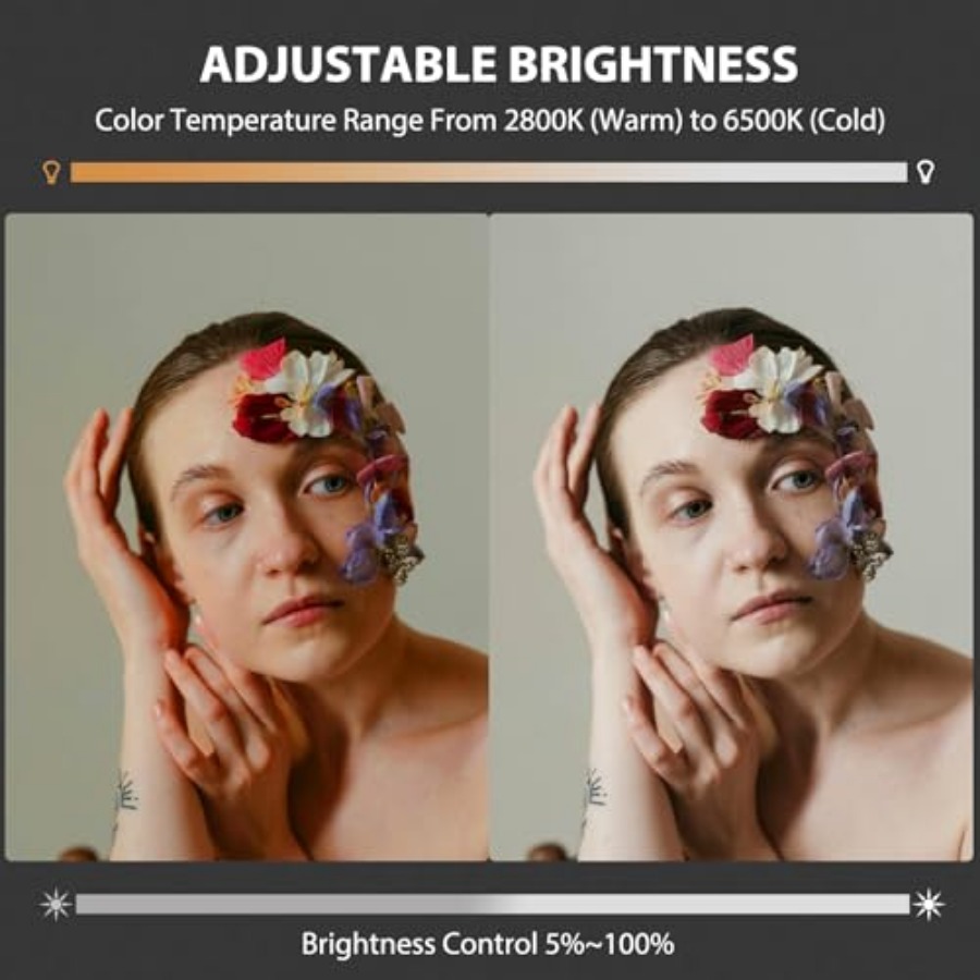 60W COB LED Video Light Handhe - Photography Lighting Color avis et prix
