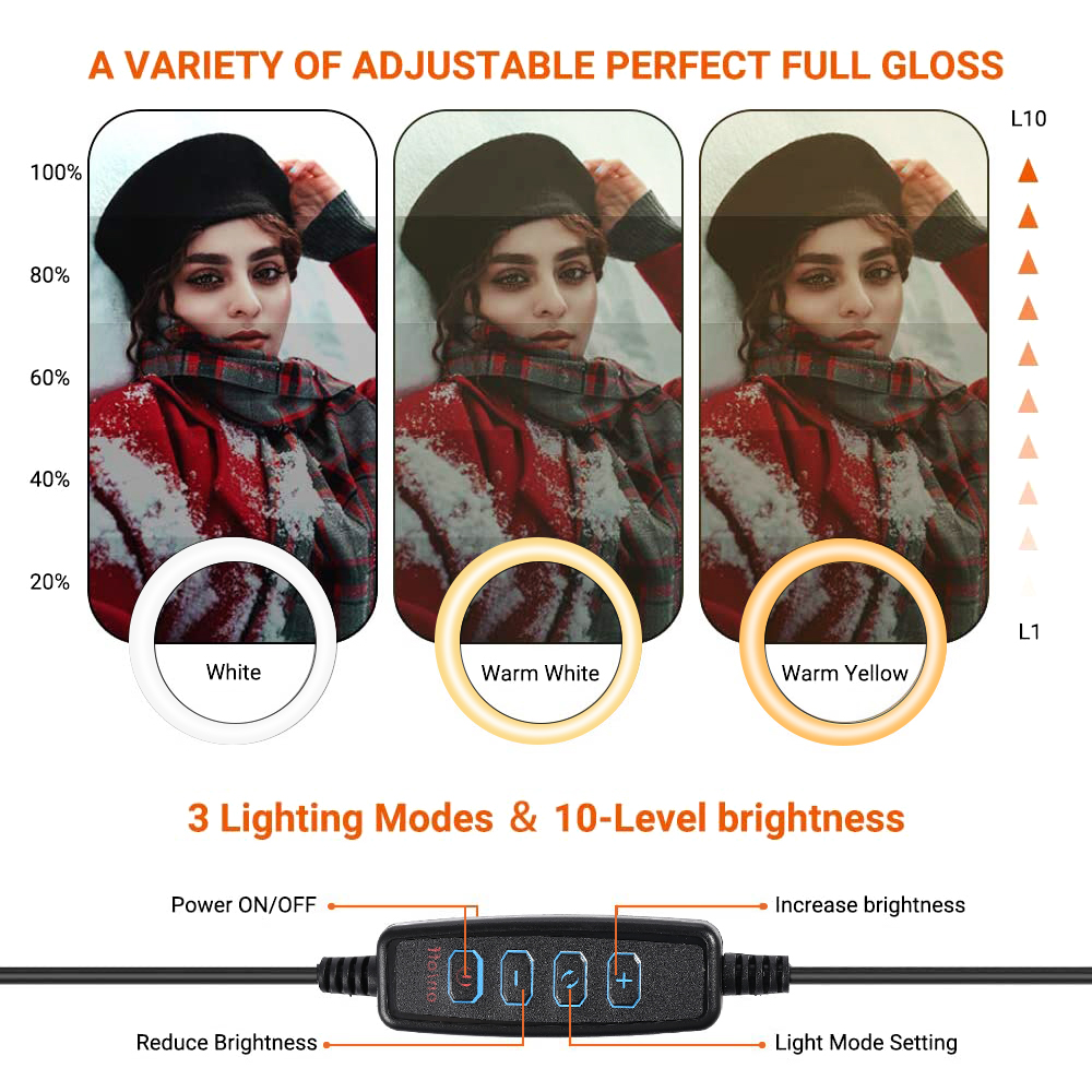 26cm 10 inch Led Ring Selfie L - Photography Lighting Professional avis et prix