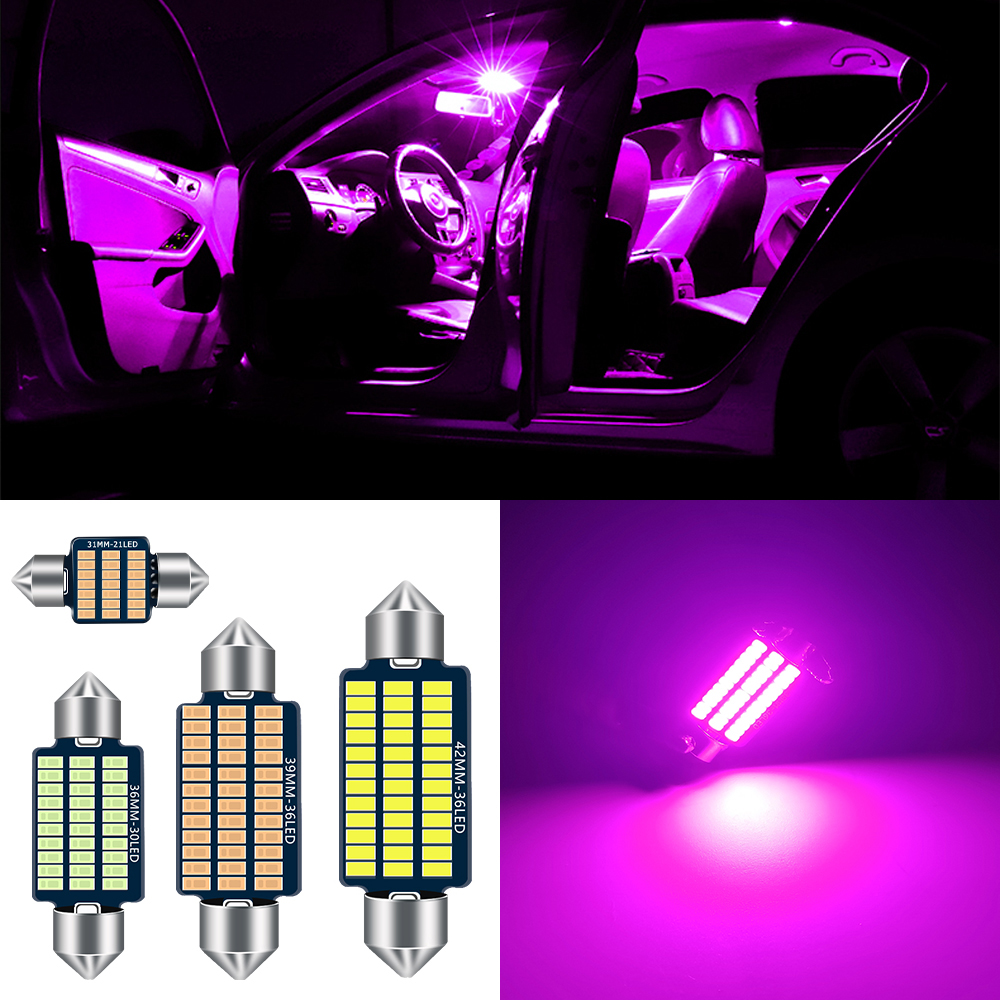 1PC Car Interior Light Purple  - Interior Photography Lighting avis et prix