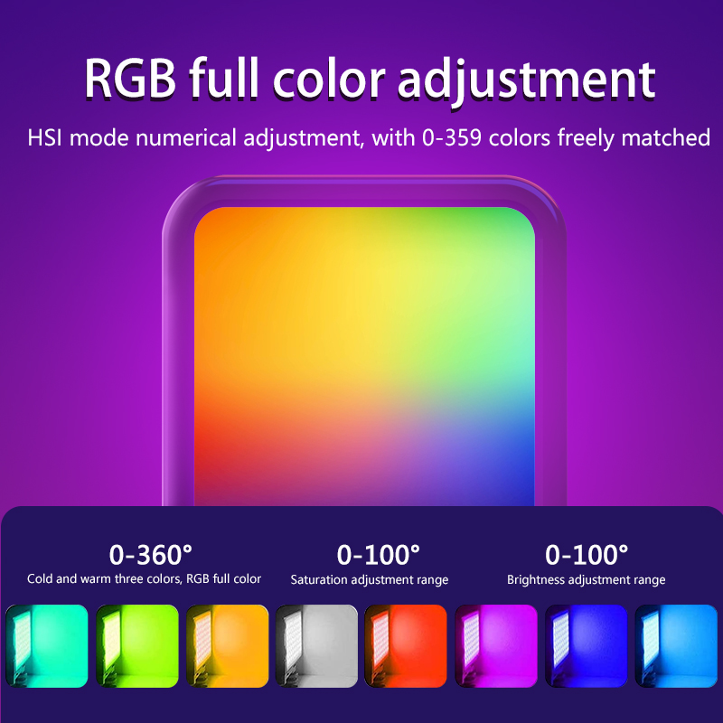 RGB Fill Light Portable LED Ph - Photography Lighting Professional avis et prix