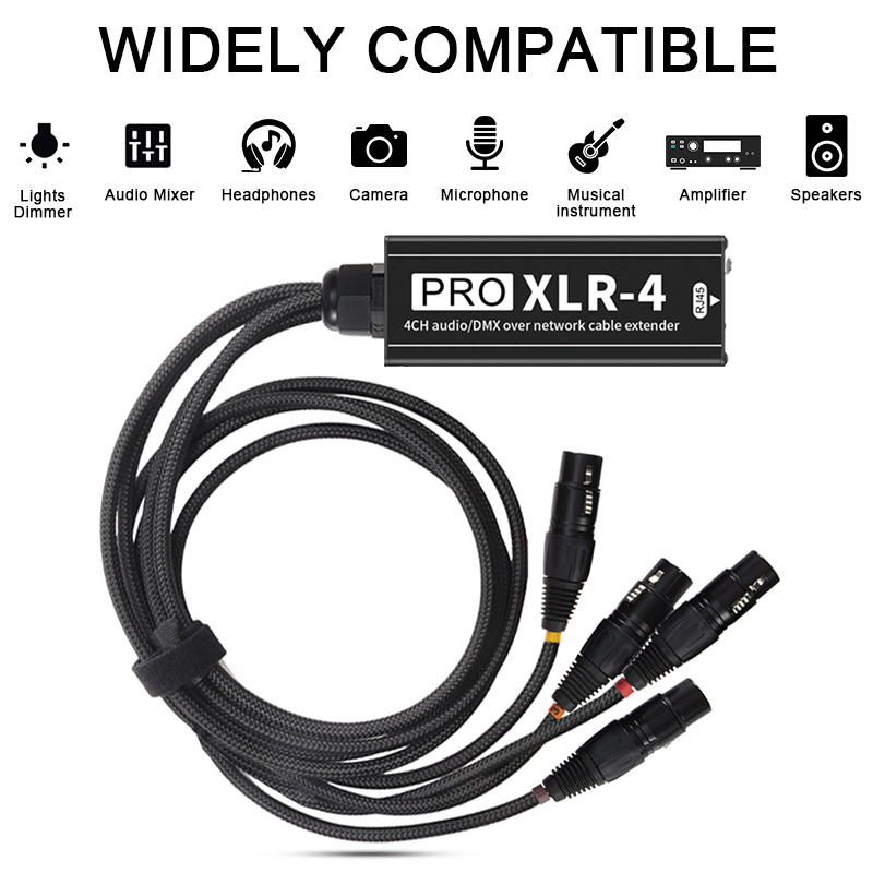 Audio 4 Channel XLR 3 Pin Mult - Photography Lighting Uk avis et prix