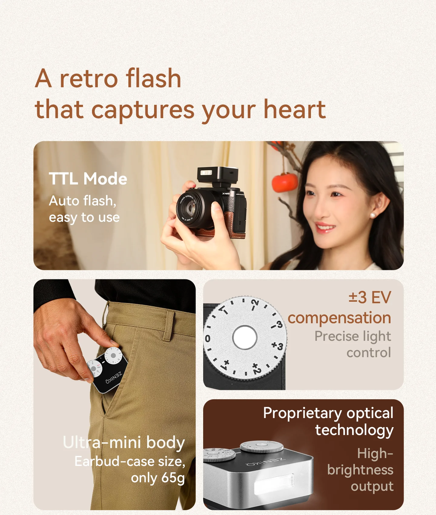 ZENIKO ZT12 Compact Retro TTL  - Photography Lighting Brands avis et prix