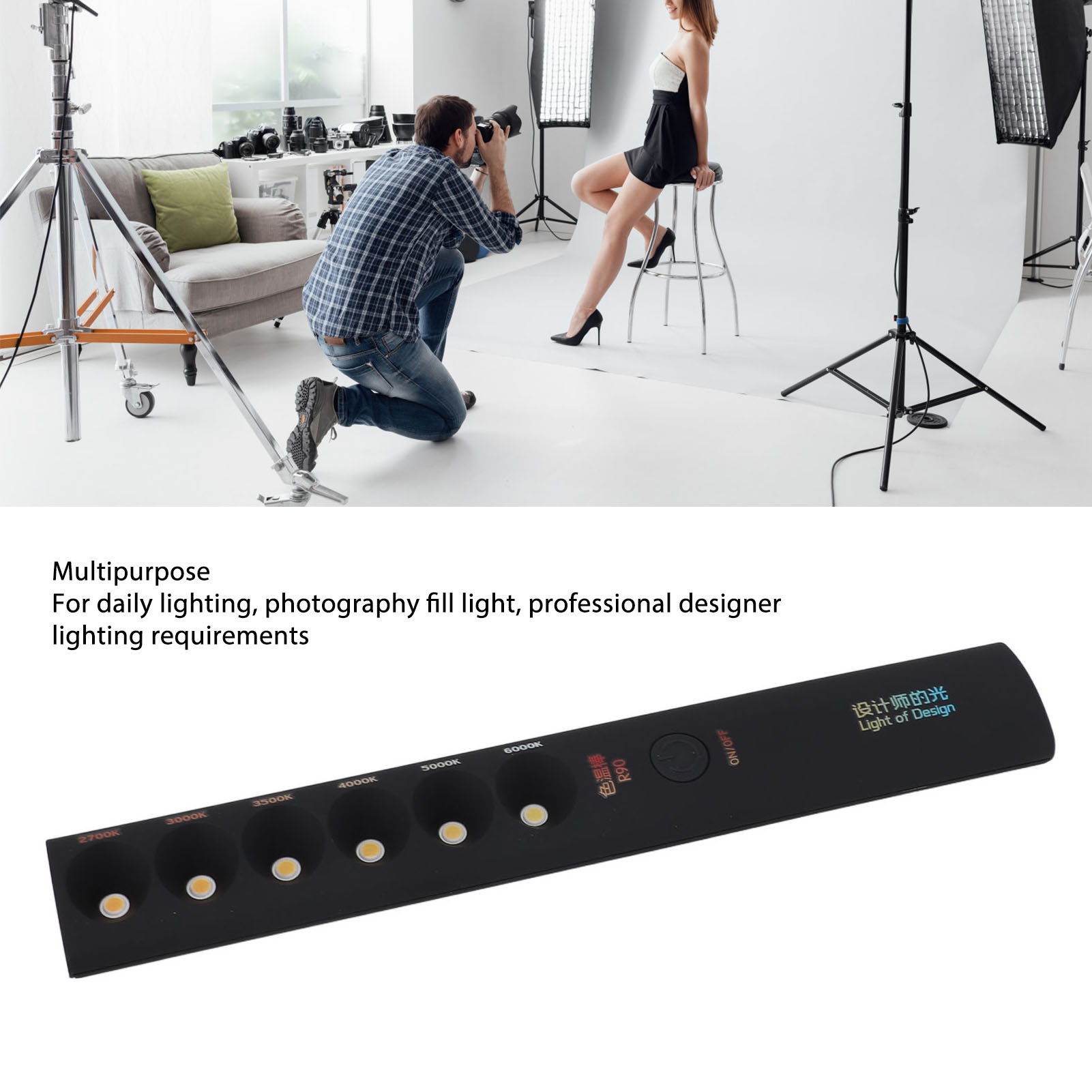 Video Light Wand Portable Colo - Photography Lighting Professional avis et prix
