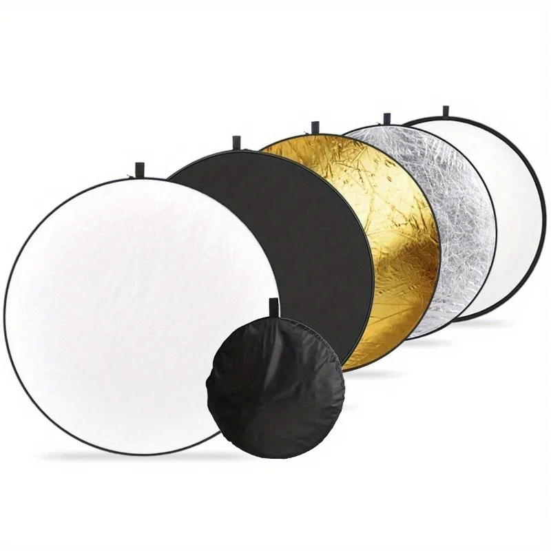 1pc Portable five in one refle - Reflector Disc Silver avis et prix