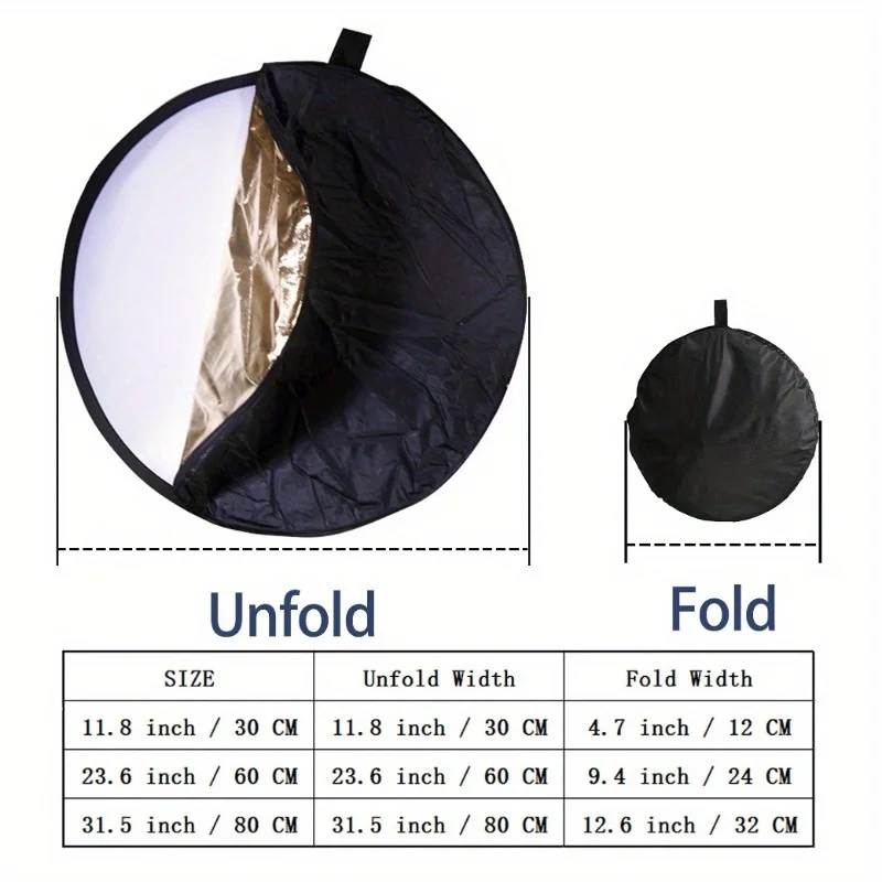 1pc Portable five in one refle - Reflector Disc Silver avis et prix
