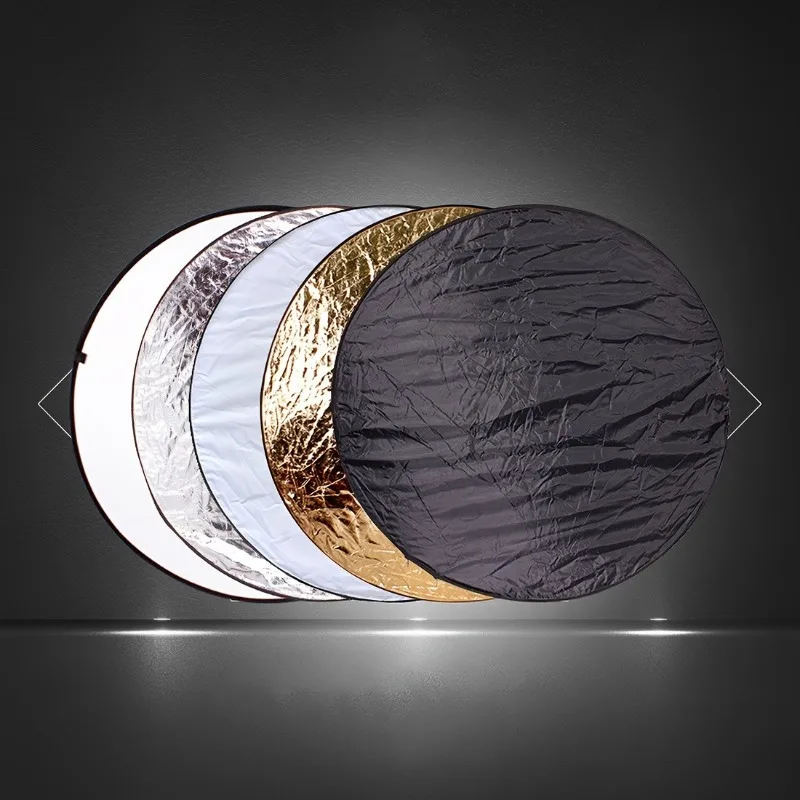 1pc Portable five in one refle - Reflector Disc Silver avis et prix