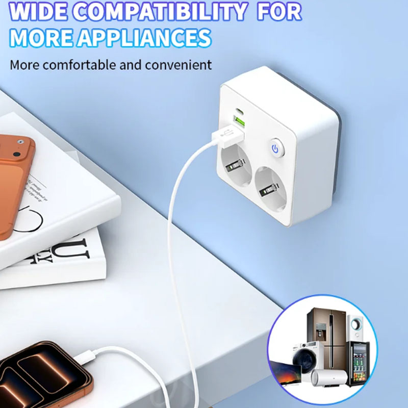 EU Plug Outlet 2 Sockets Multi - Photography Lighting Uk avis et prix