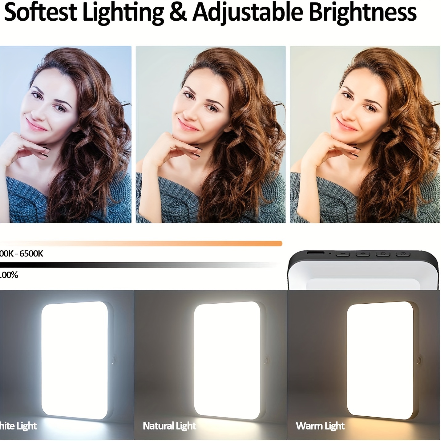 1pc Rechargeable Magnetic LED  - Photography Lighting Professional avis et prix
