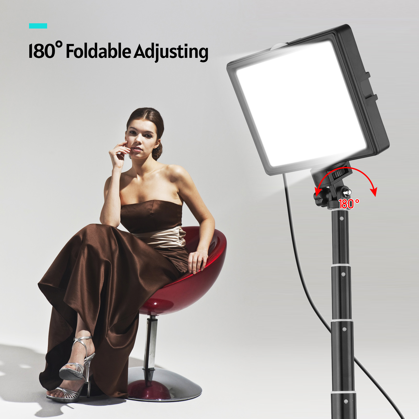 Andoer 2pcs LED Video Light Ki - Photography Lighting Uk avis et prix