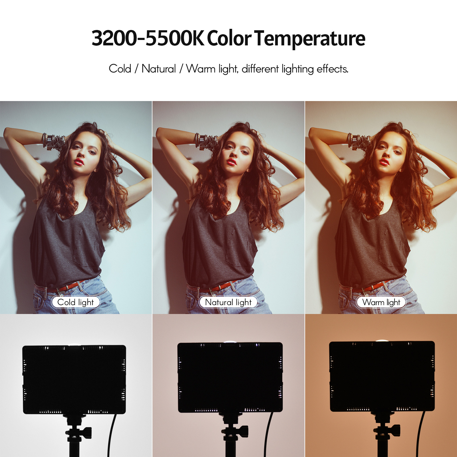 Andoer 2pcs LED Video Light Ki - Photography Lighting Uk avis et prix