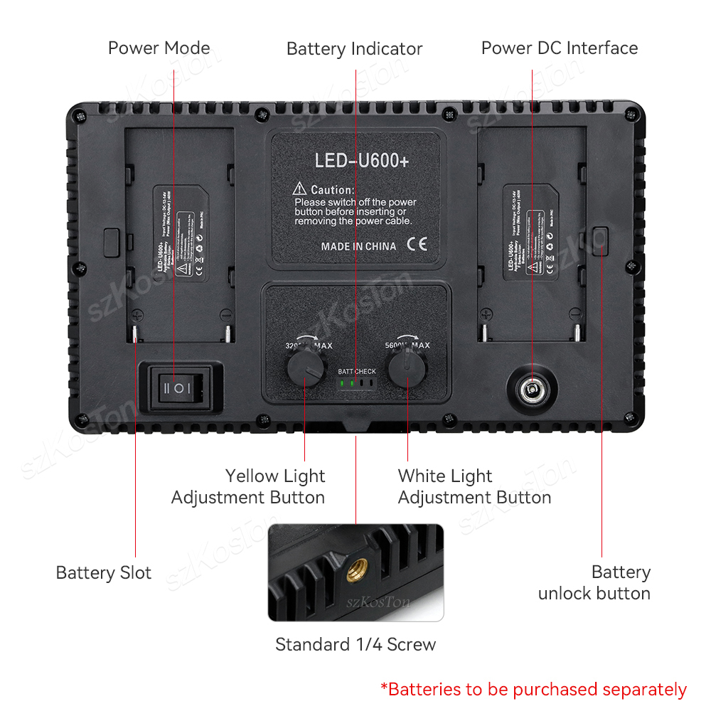 RGB Photography Video LED Fill - Photography Lighting Uk avis et prix