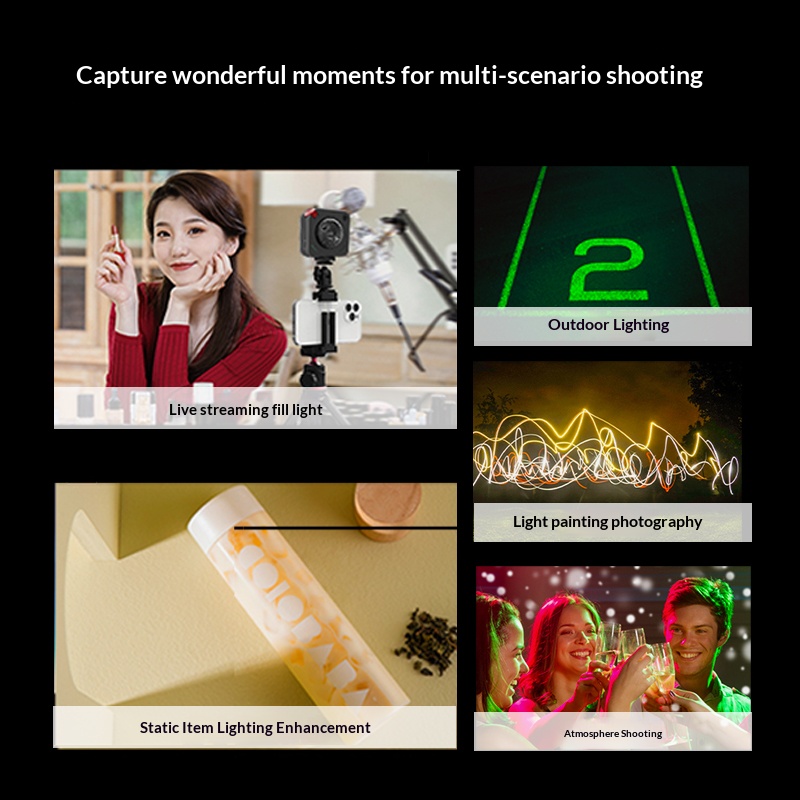Portable Rechargeable LED Smar - Photography Lighting Brands avis et prix