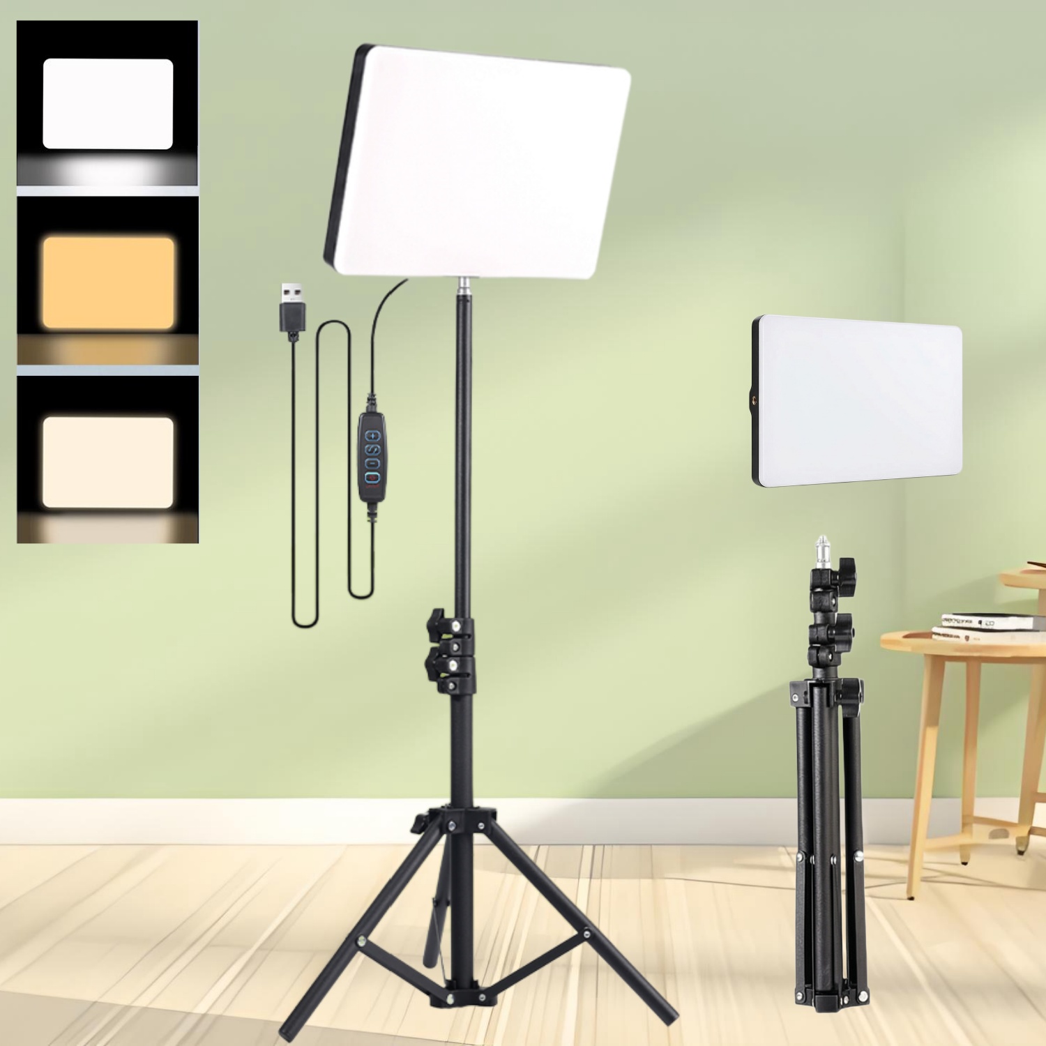 Live Streaming Ring Light Set: - Photography Lighting Color avis et prix