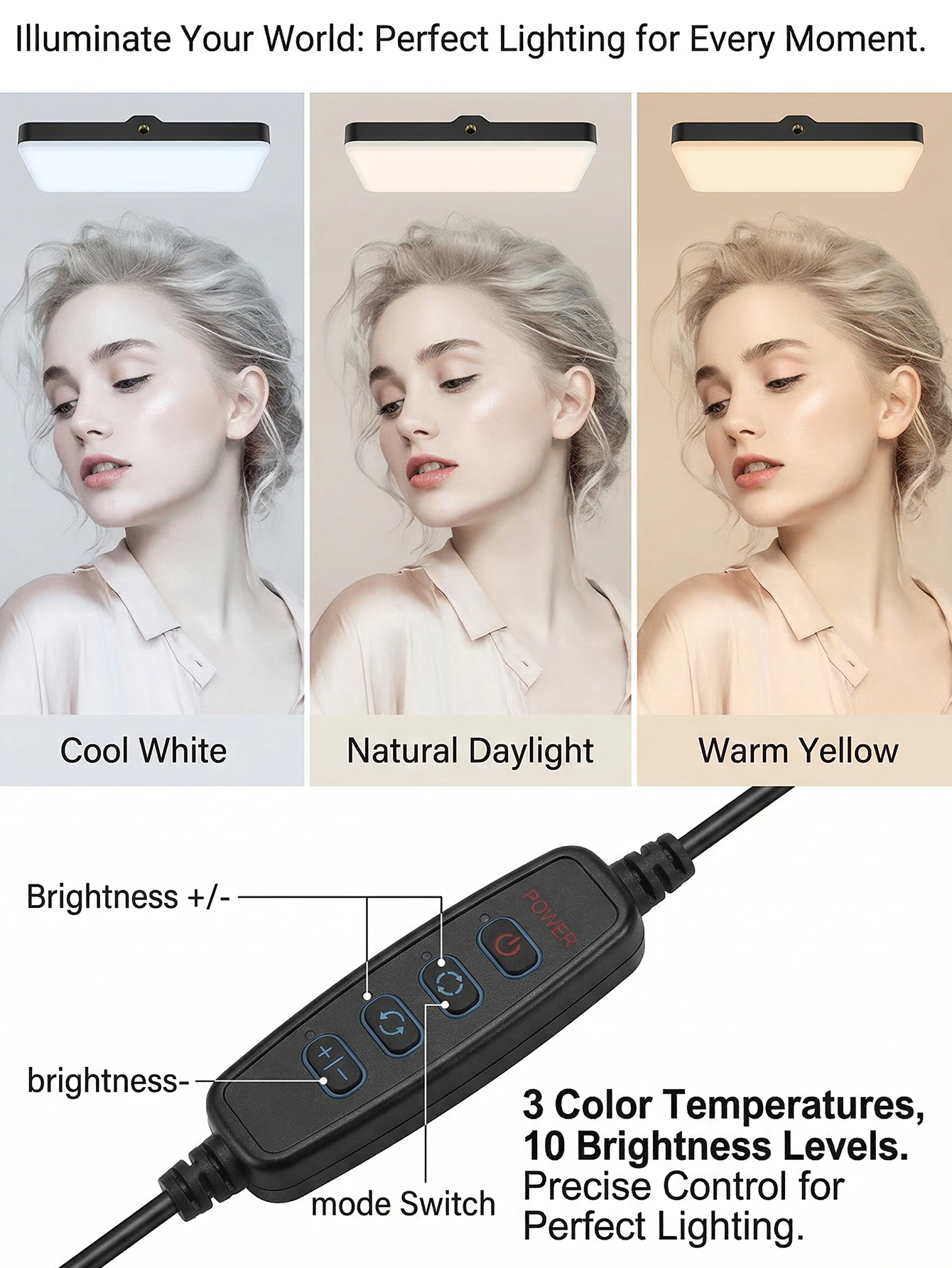 Live Streaming Ring Light Set: - Photography Lighting Color avis et prix