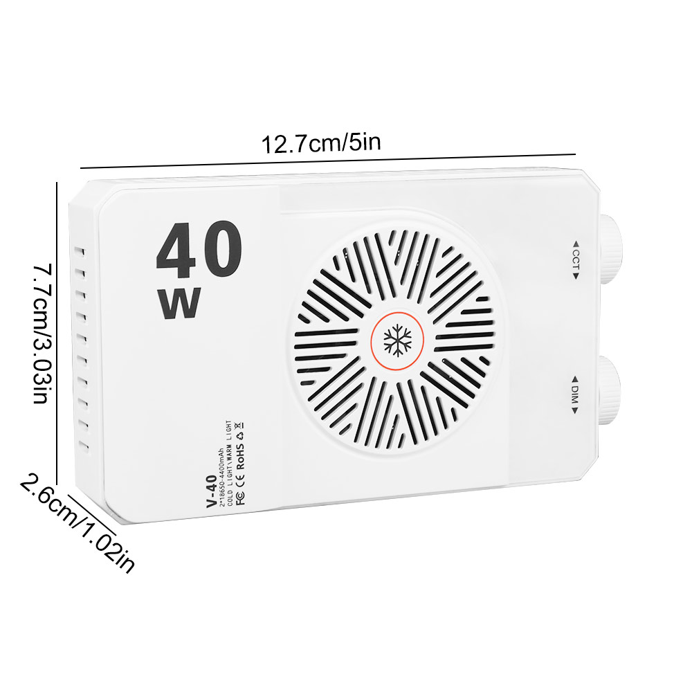 40W RGB LED Camera Light 2800- - Photography Lighting Color avis et prix