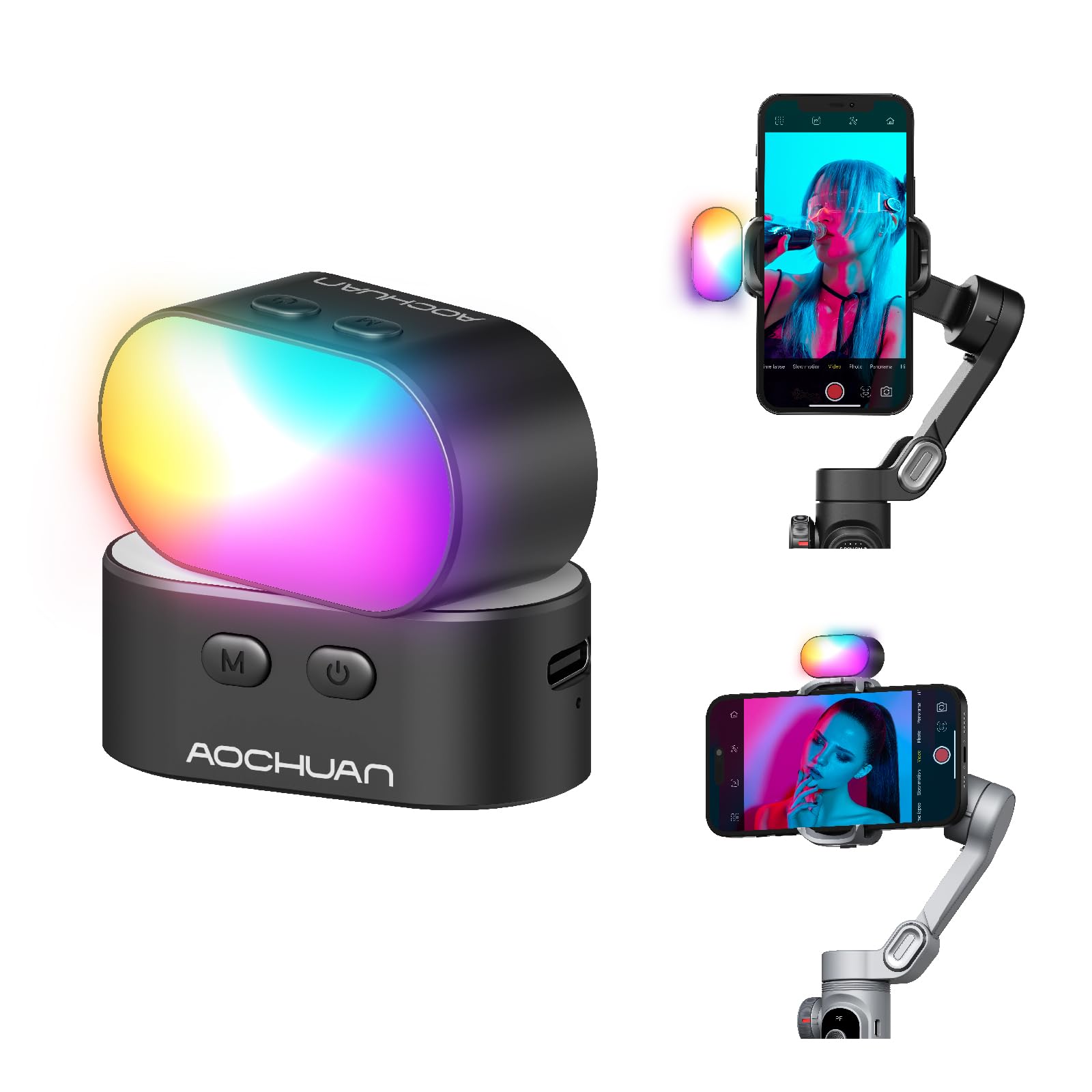 AOCHUAN RGB Magnetic Fill Ligh - Photography Lighting Uk avis et prix